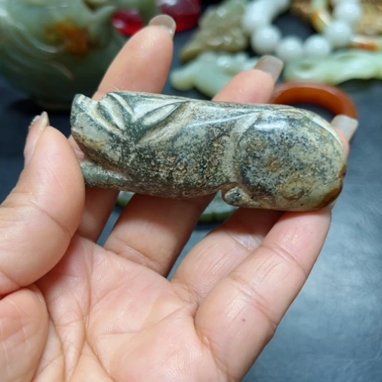 吊坠白玉菩提把件