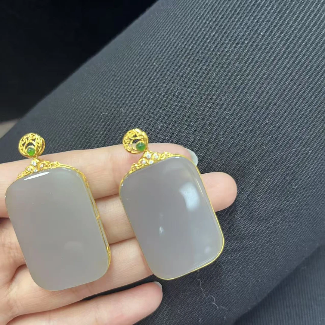 【玉经纶】31521/Q28-和田玉无事牌吊坠-多样性发其一