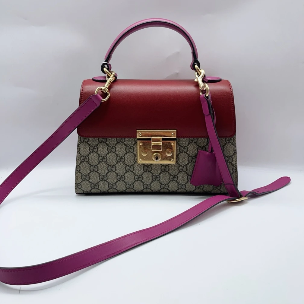 95新 GUCCI/古驰 红盖月光宝盒手提单肩包1432 9532