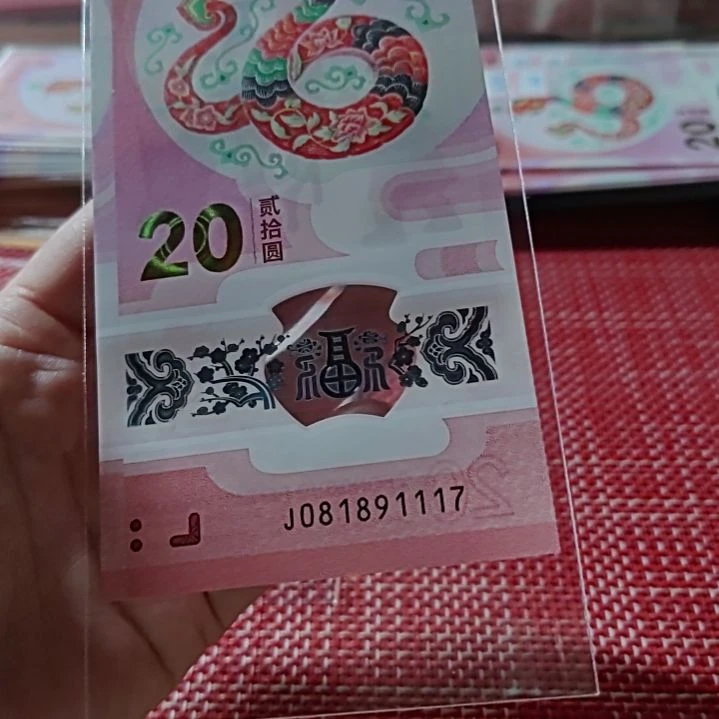 塑料小蛇钞金钩生日号81891117单张