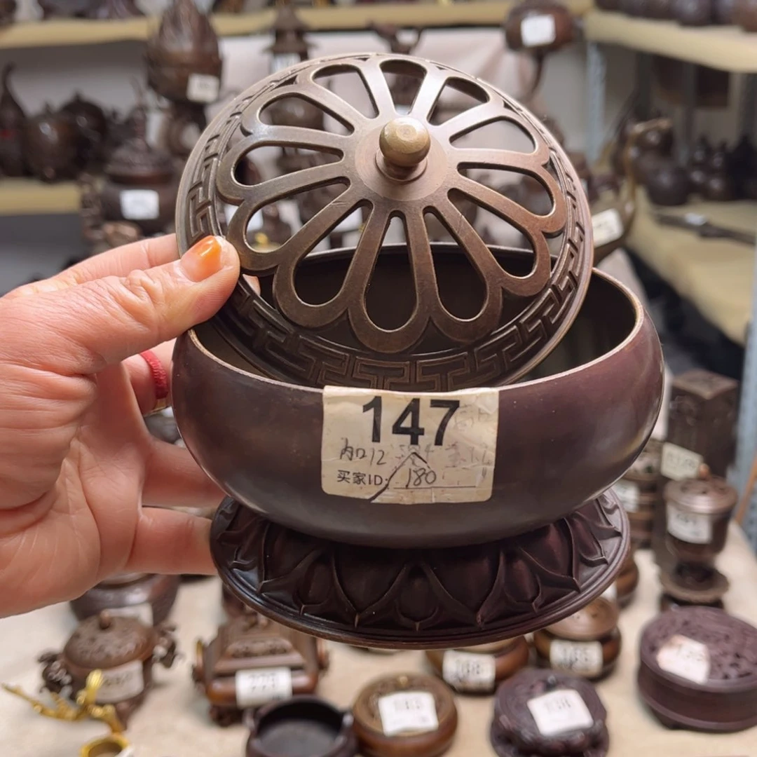 ?***?优质黄铜材质铜炉直播间