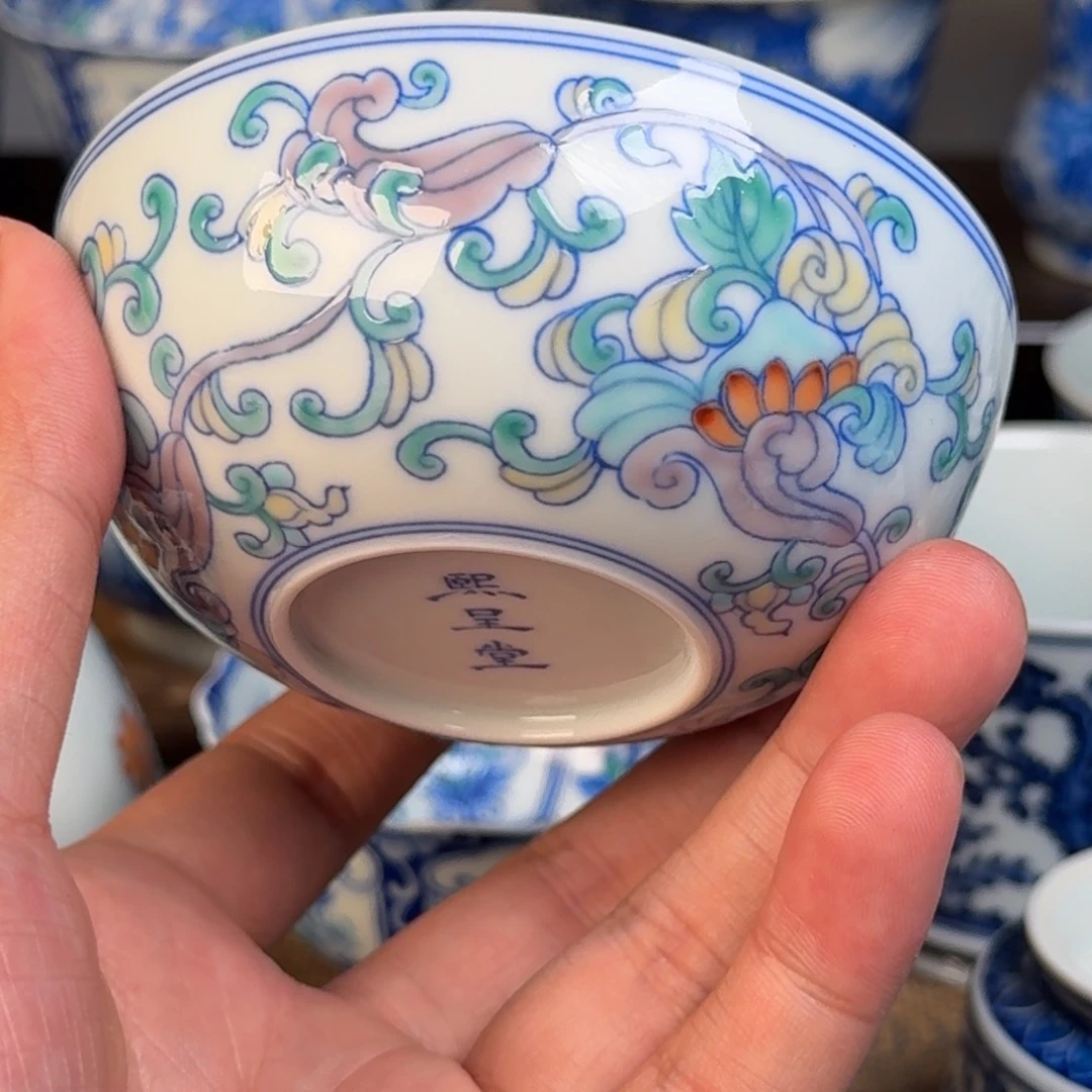 朝***开现代手工手绘茶器