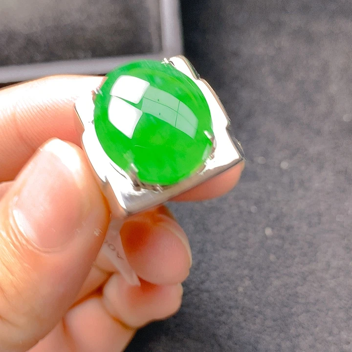 翡翠银S925镶嵌颈饰