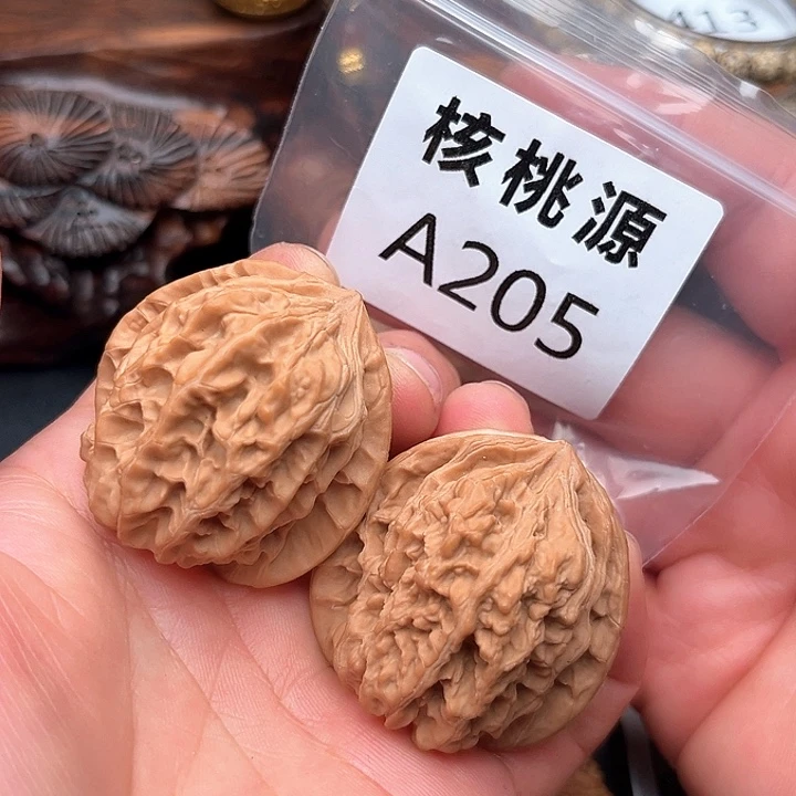 桃核把件核桃野生马蹄41+