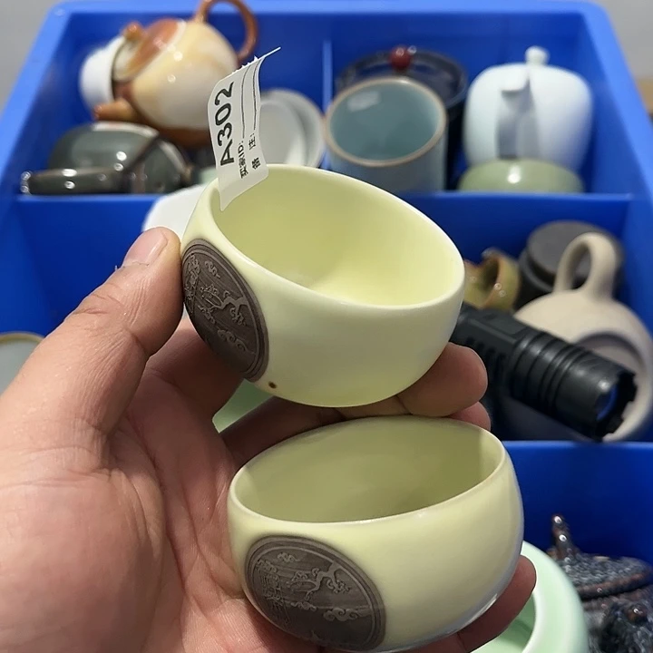 茶具默认微瑕瓷器、茶具、壶、摆件，介意勿拍