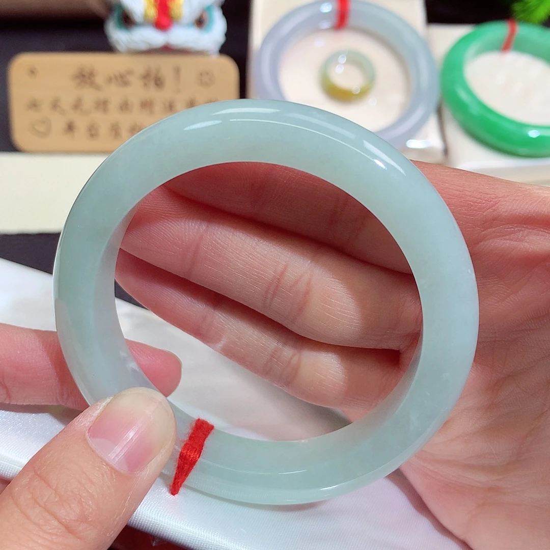 翡翠未镶嵌手镯1258