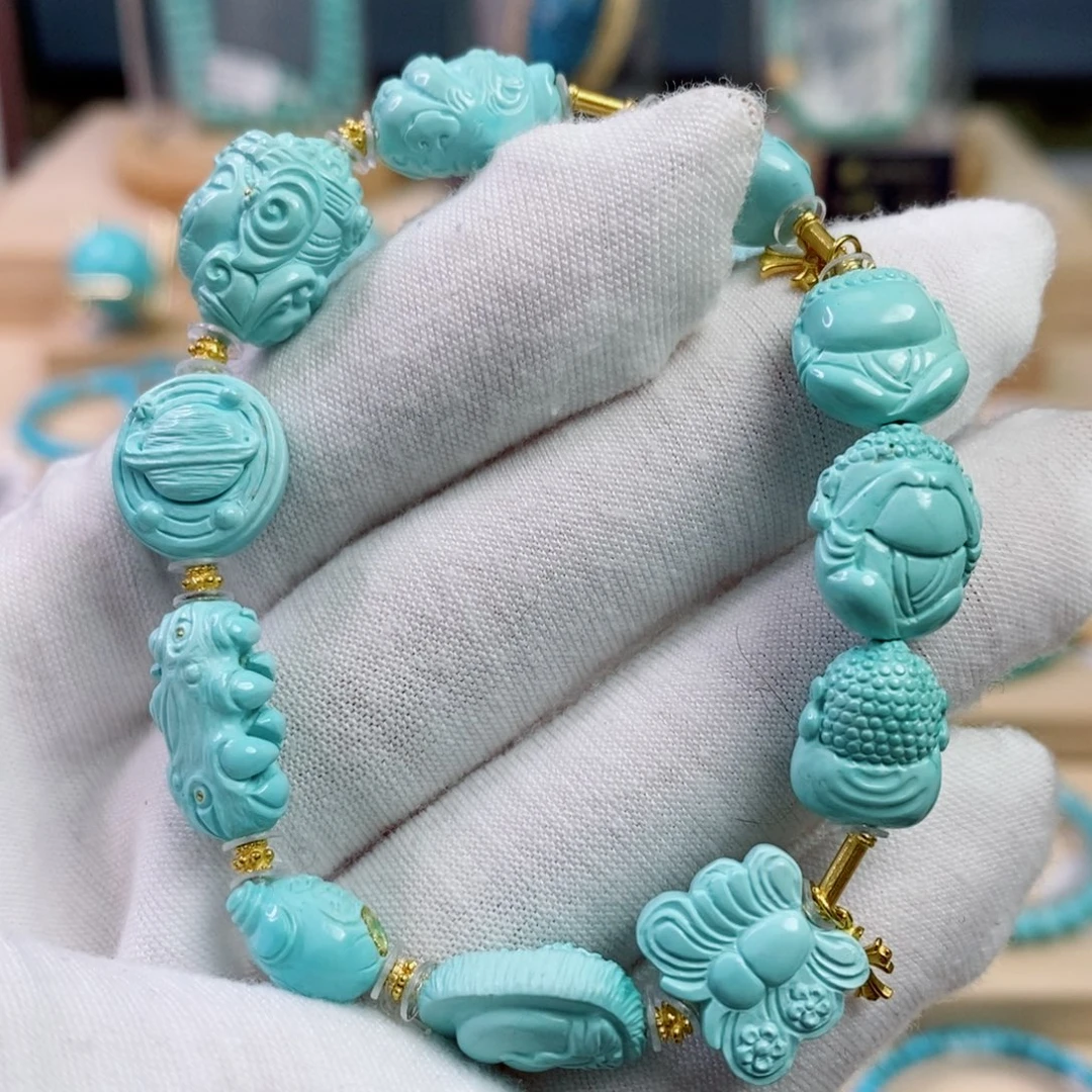 绿松石未镶嵌珠宝奇石