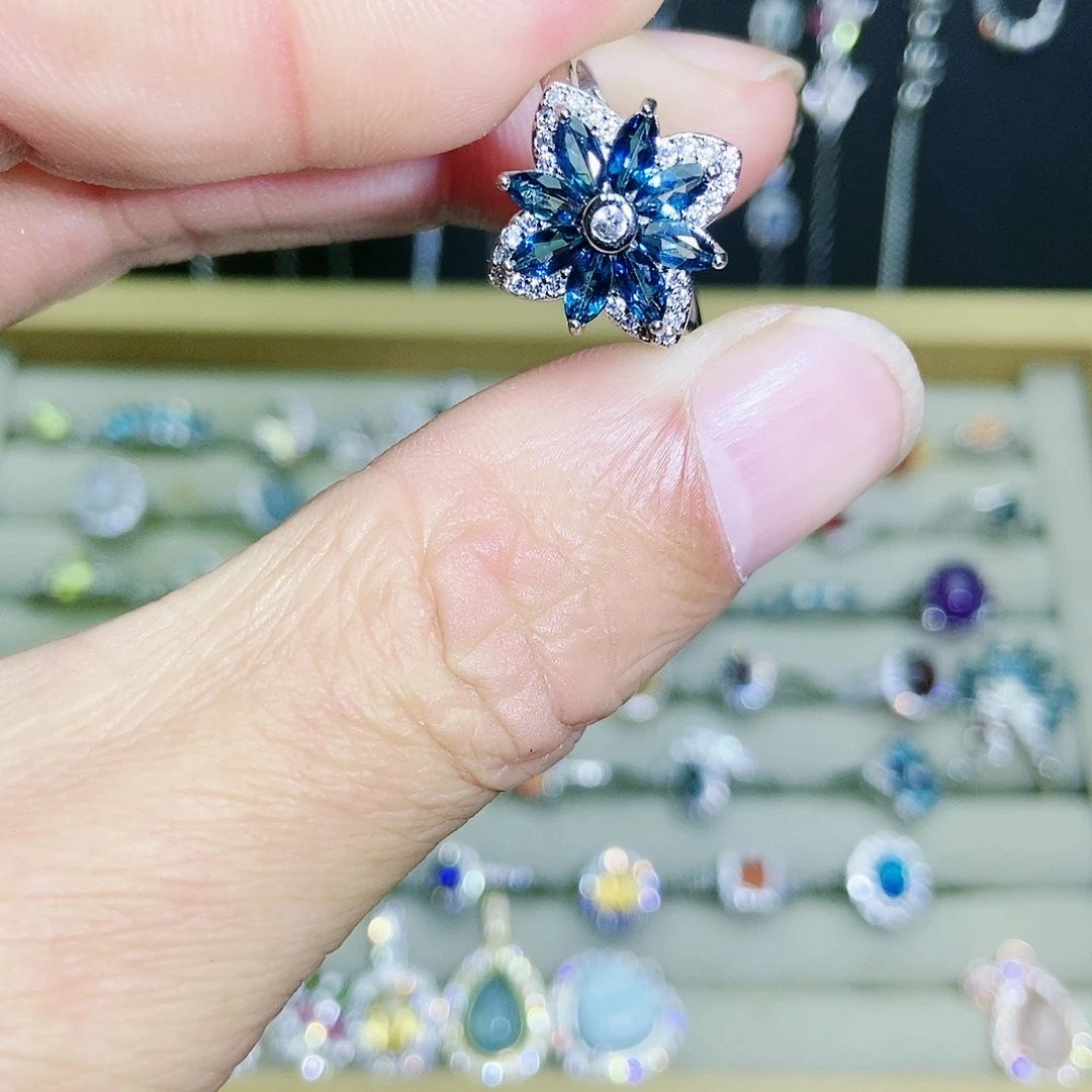 【闪购商品】未镶嵌戒指托帕石