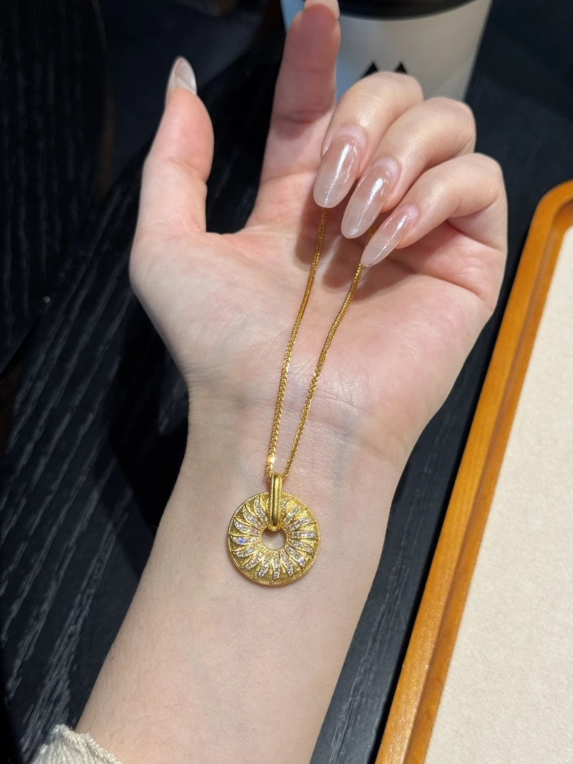 足金999 太阳轮吊坠（不含链）