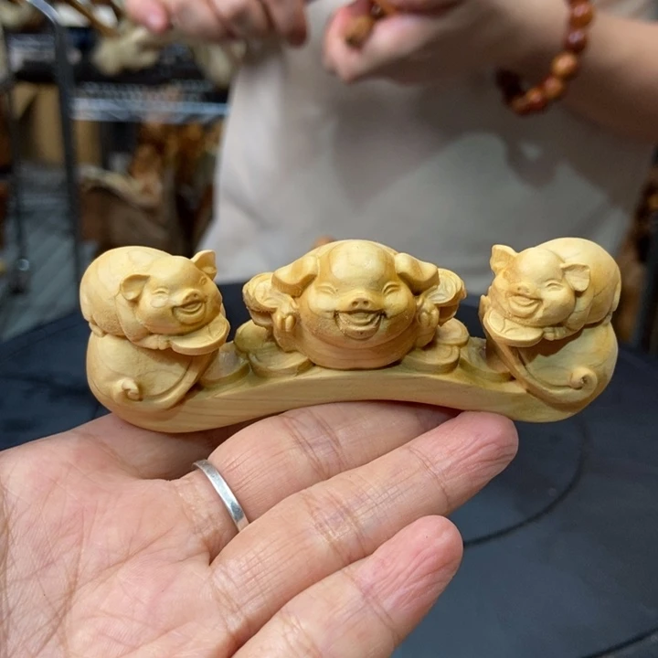 柏木（崖柏）手把件