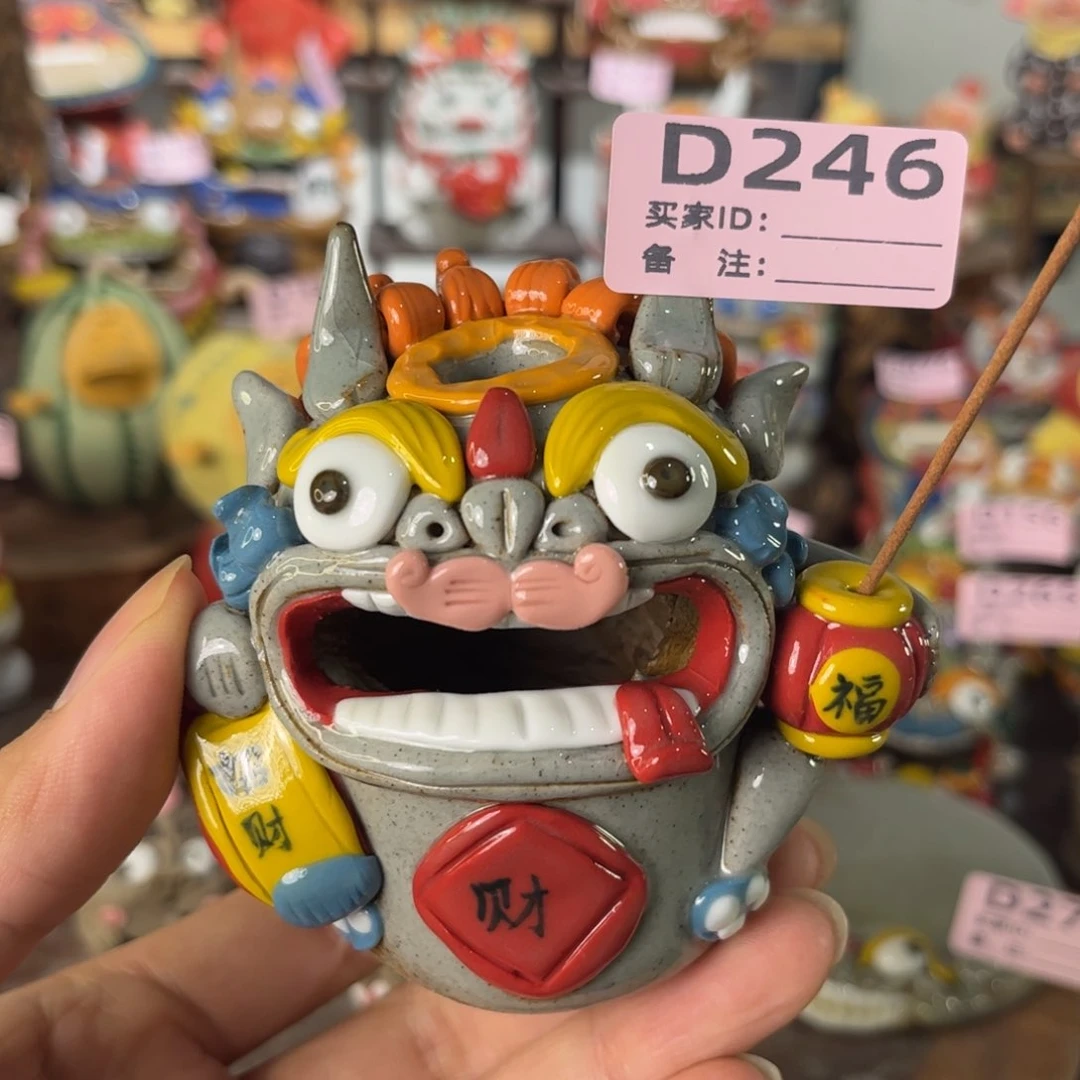 泥塑纯手工茶宠摆件