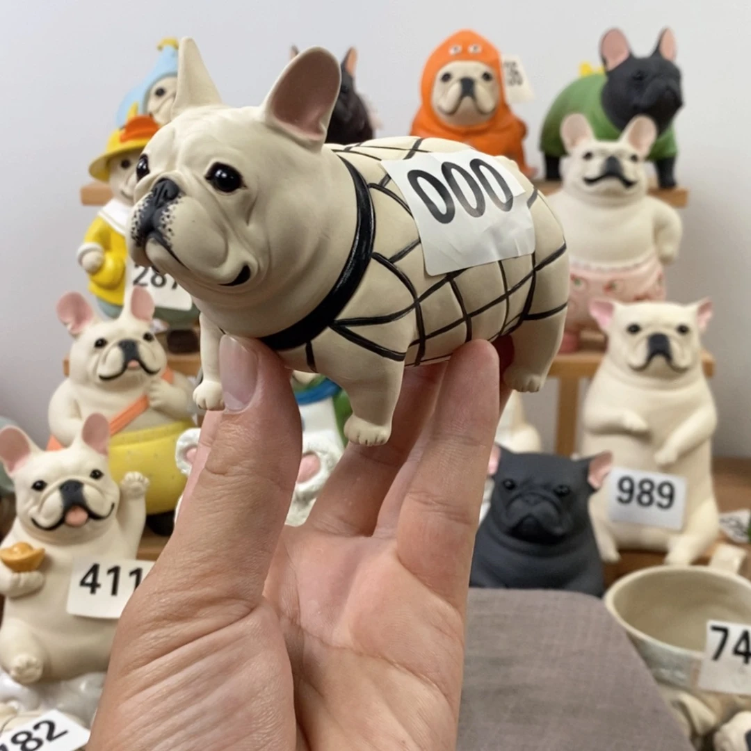 【闪购商品】陶瓷法斗周边摆件000