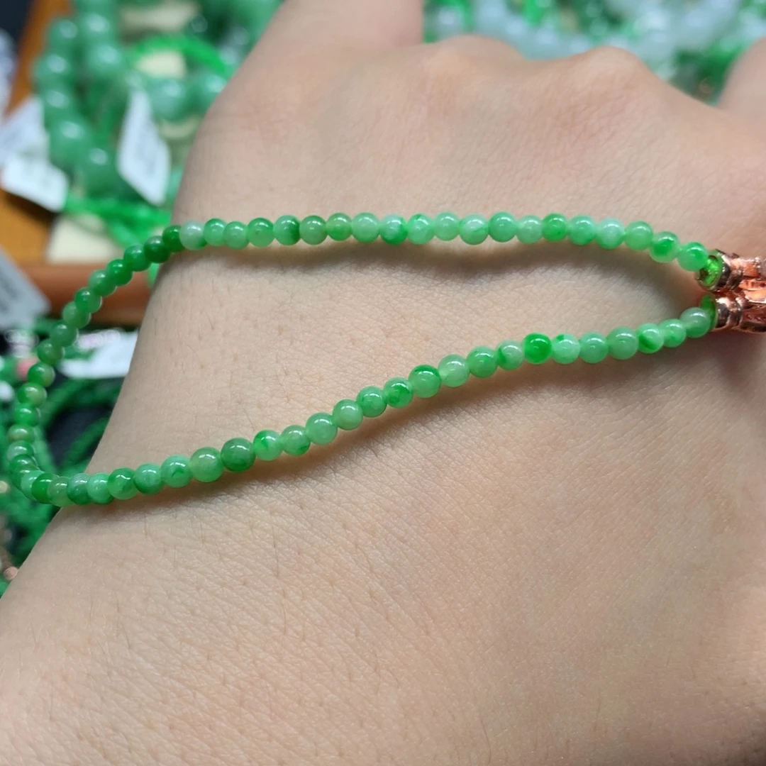 未镶嵌手链翡翠翡翠