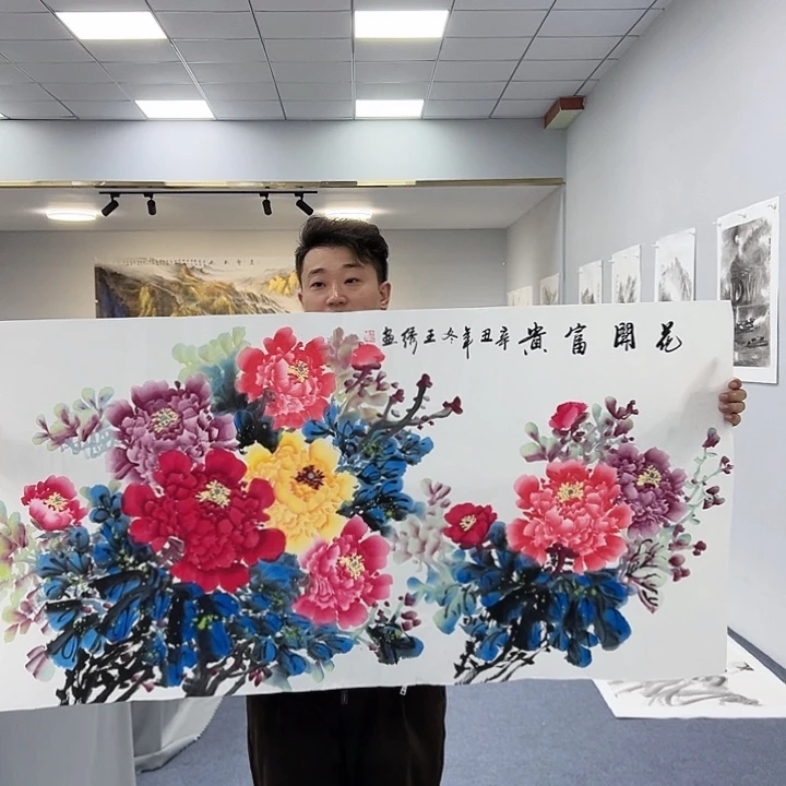 国画国画作品宣纸纯手绘