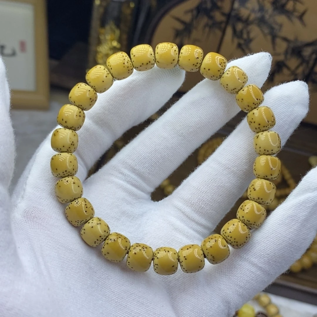 手串星月菩提SS级 9/8原生大留白月朗星稀