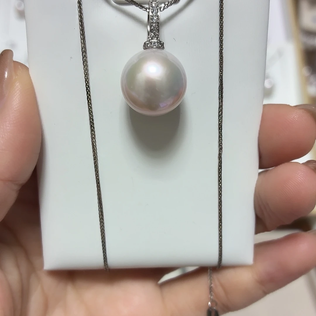 非金属14mm极光青冷光滑皮奶嘴套链