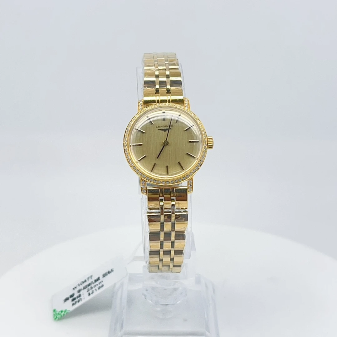 95新 Longines/浪琴 手动机械后钻25mm/公价32999/w10477