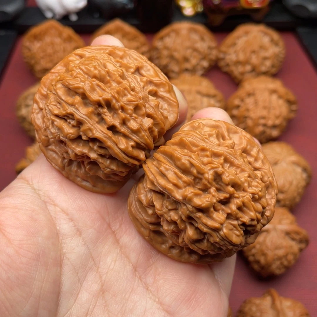 文玩核桃把件全品无修45四座楼