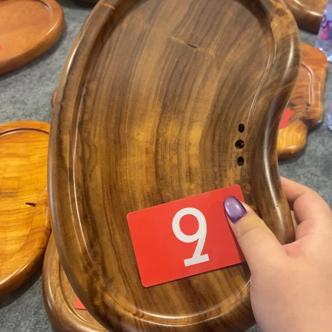 香樟原木小号茶盘30-18