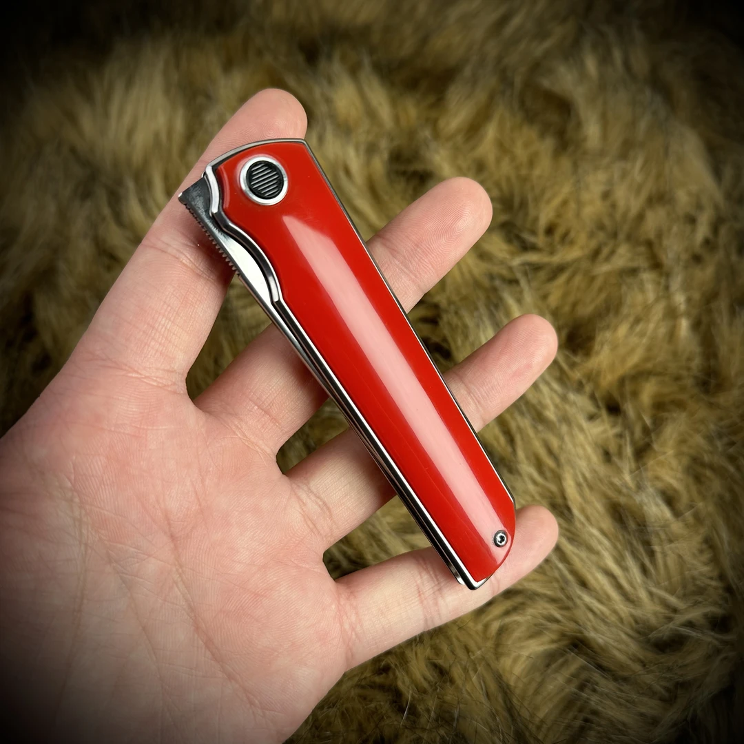 （加强版）烧刃skd-11镜面多功能刀