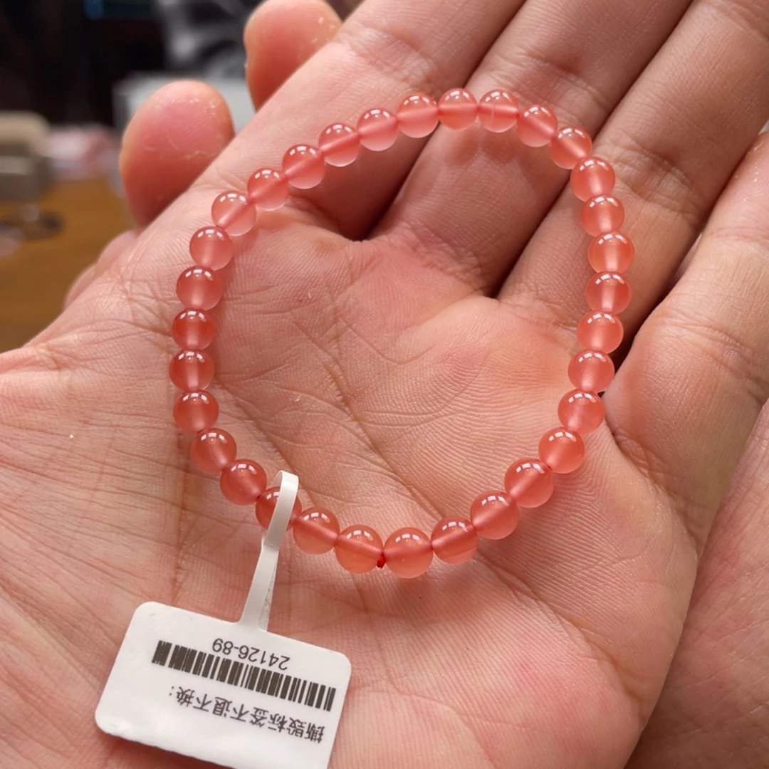 南红玛瑙单圈未镶嵌5mm➕小庄冰粉