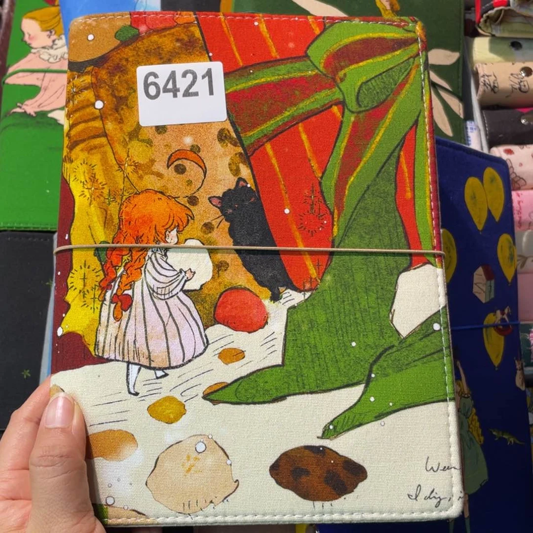 淡****织绣A5 活页加横线纸6421