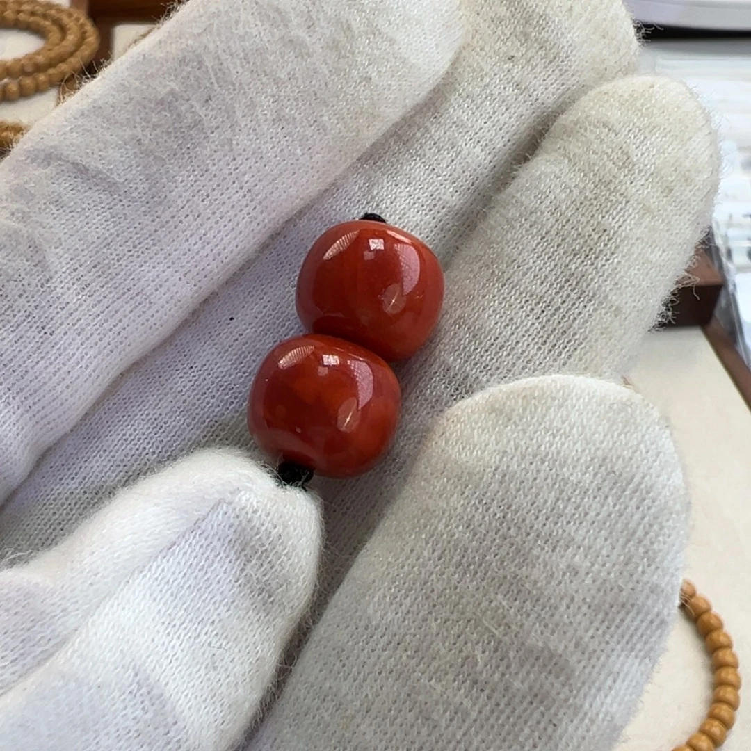 梦***ڰ橄榄核手串11.8一对