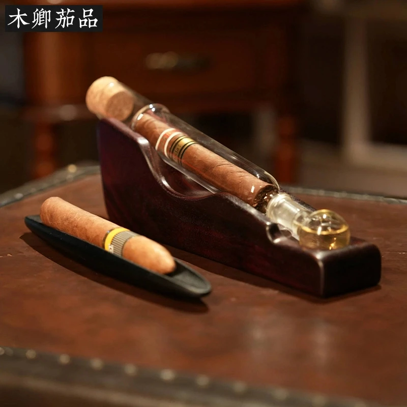 紫檀茄茄架&单管 （茄茄熏香养护）