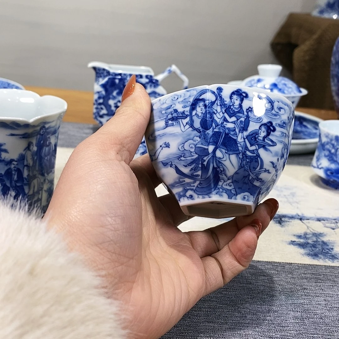 朗谷窑重工青花标杆