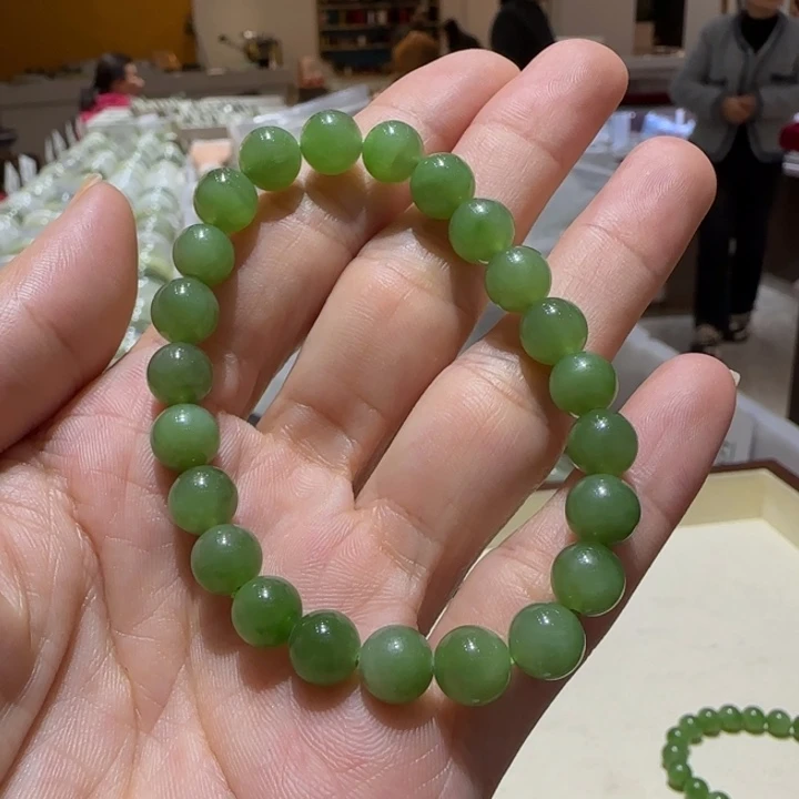 和田玉未镶嵌手链026