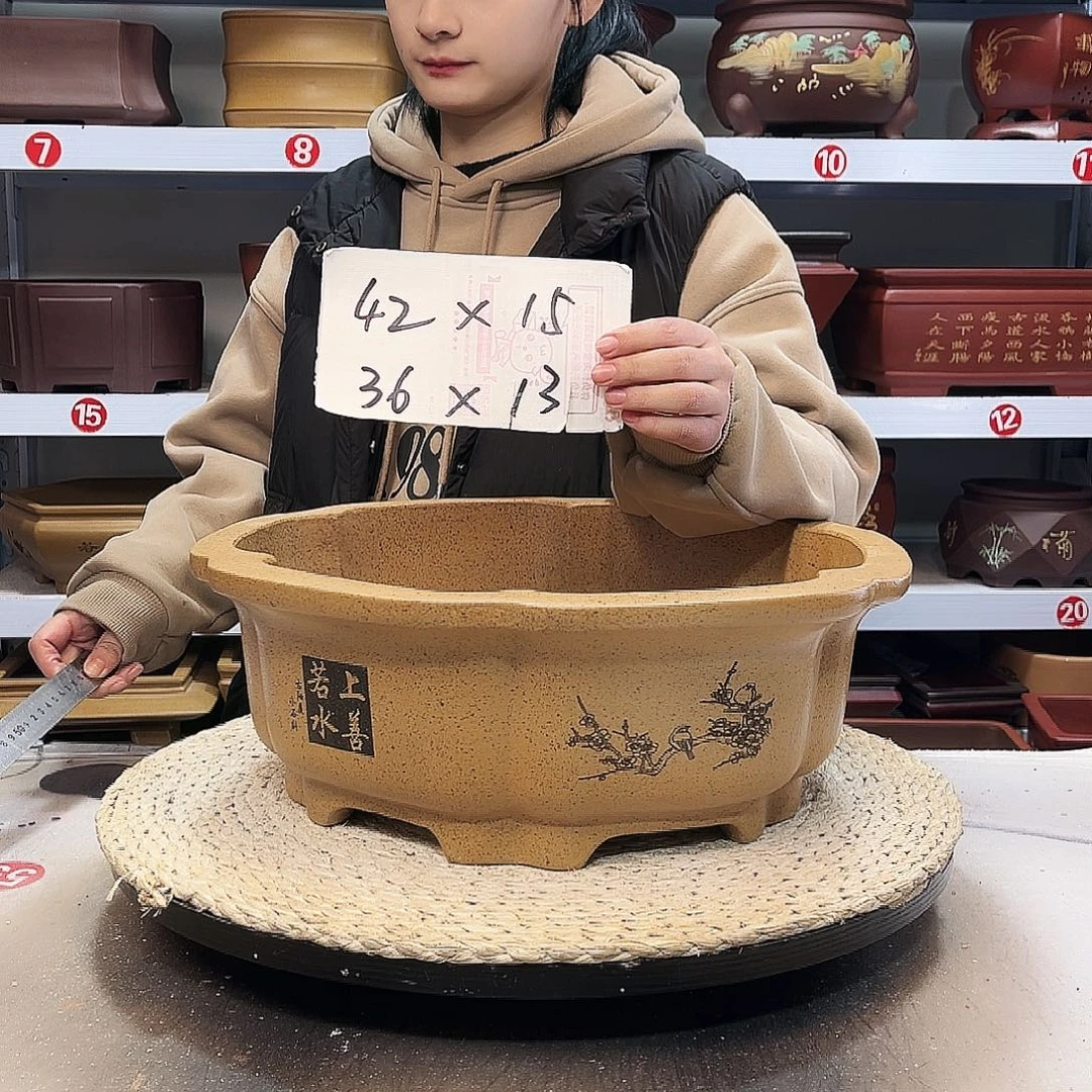 紫砂花盆紫砂花盆