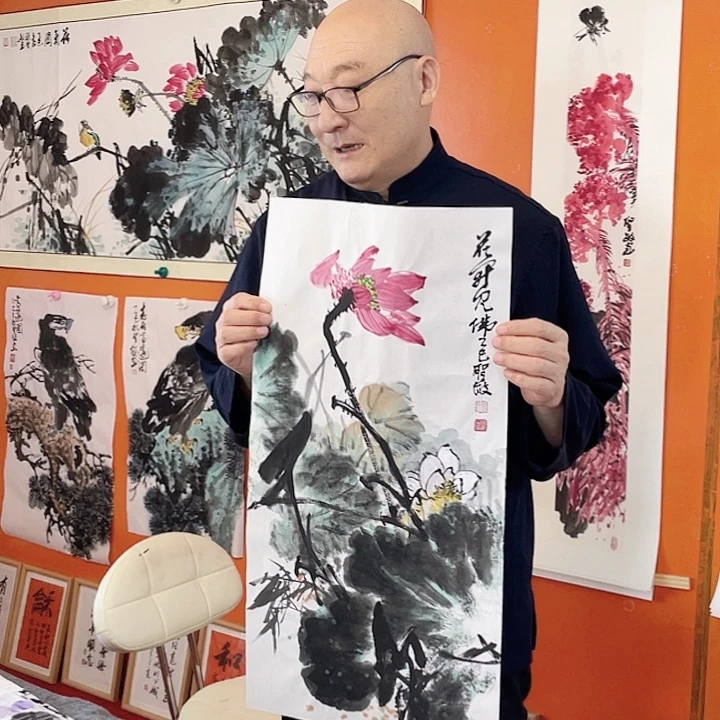 国画张圣敏先生纯手绘作品