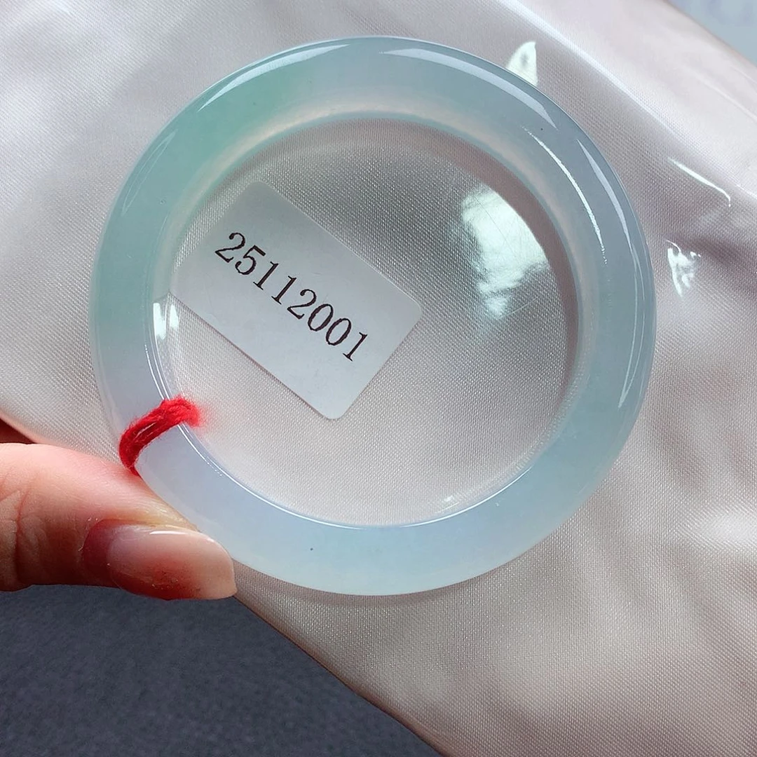 未镶嵌手镯翡翠全条起光！种水嘎嘎好，捡漏85号