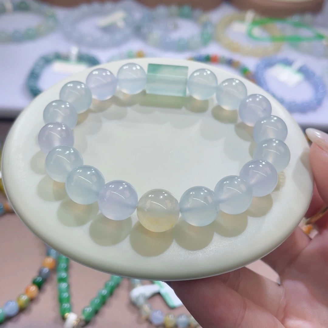 未镶嵌手链翡翠高冰卡10
