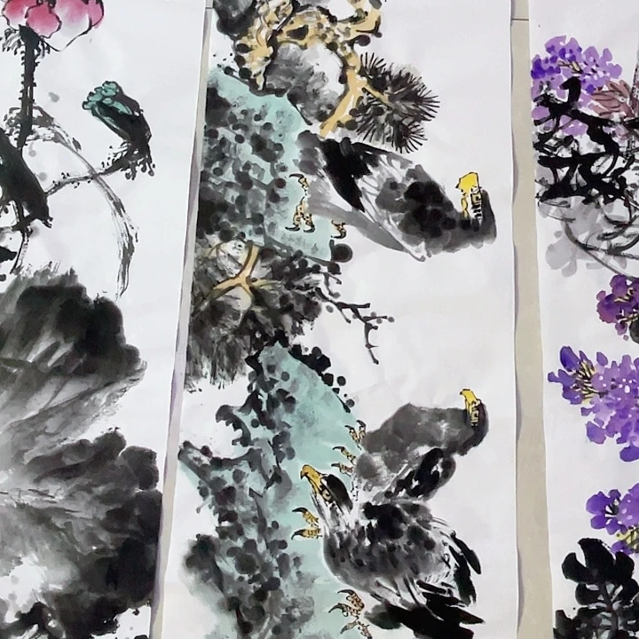 国画张圣敏先生纯手绘作品