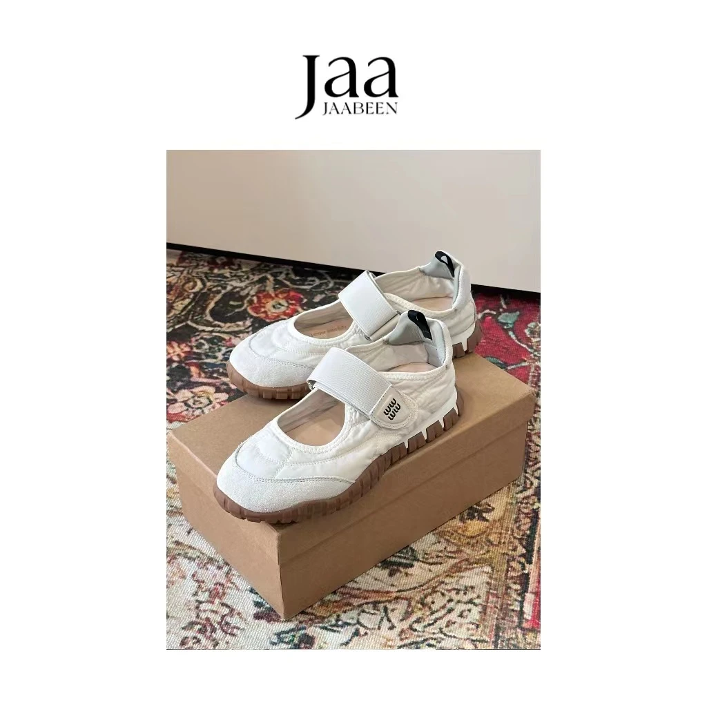 运动玛丽珍/JAABEEN/小众设计师款魔术贴休闲鞋 25BX034