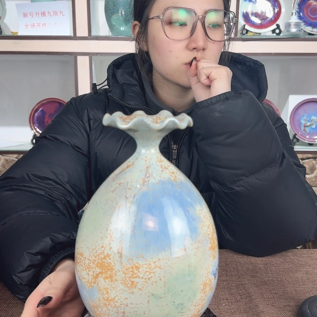 瓷片少少年渡钧 钧瓷收藏品