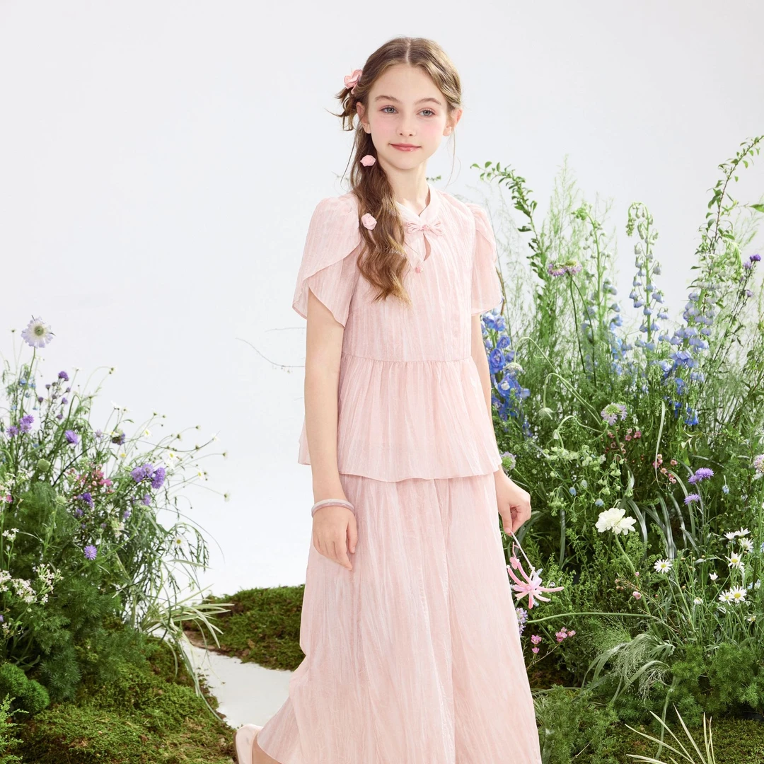 新中式时尚套装裙子中国风时尚连衣裙长裙夏装绣花女装套装1005