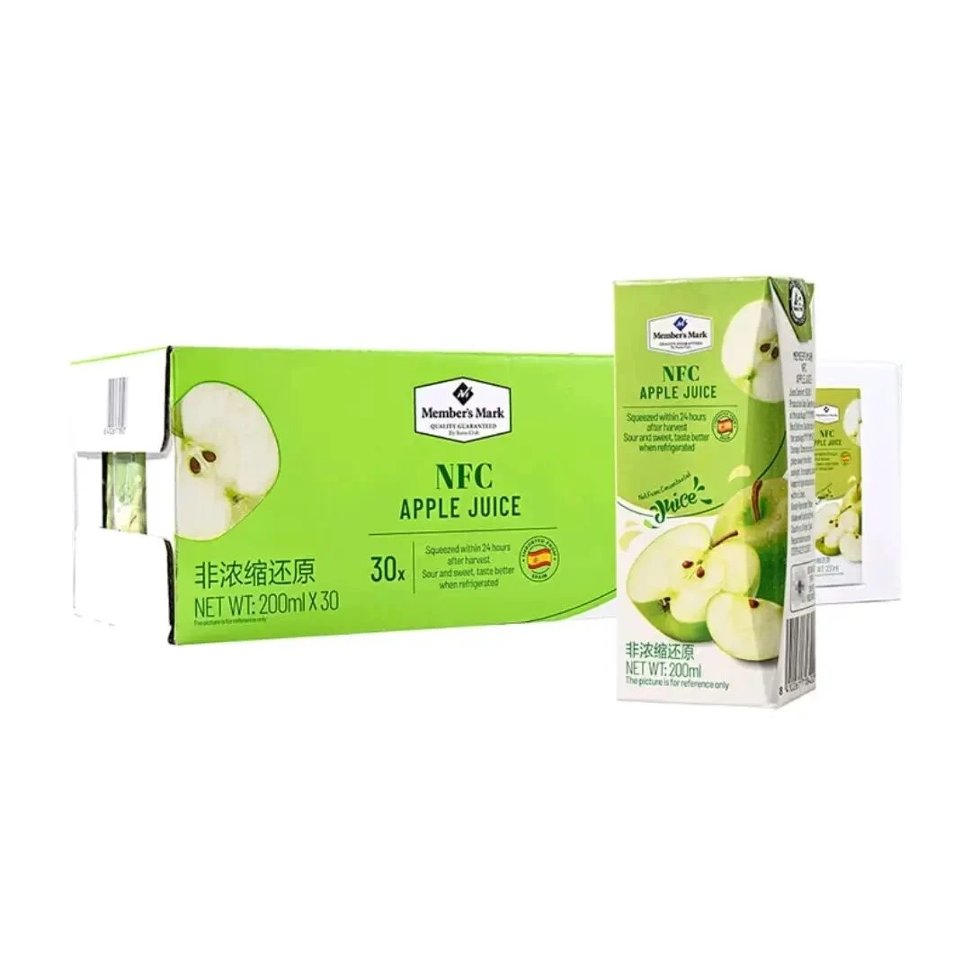 「MembersMark/山姆」西班牙进口苹果汁100%原汁（200ml*30盒）