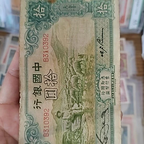 纸中国银行拾圆大绵羊310392