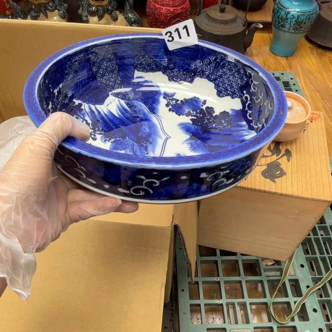 瓷片摆件工艺品摆件666