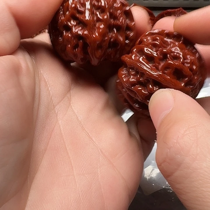 文玩核桃吊坠苹果058