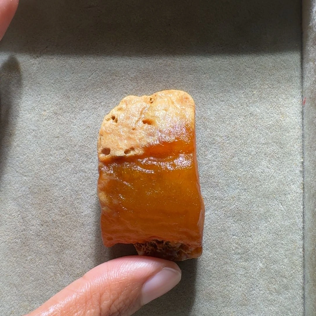 未镶嵌定制琥珀开****哥定制