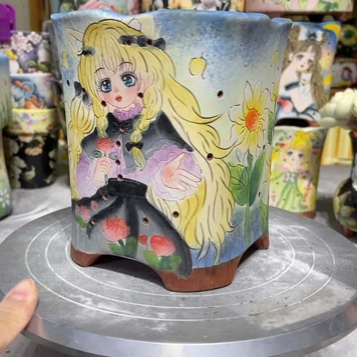 景德镇艺术手绘作品