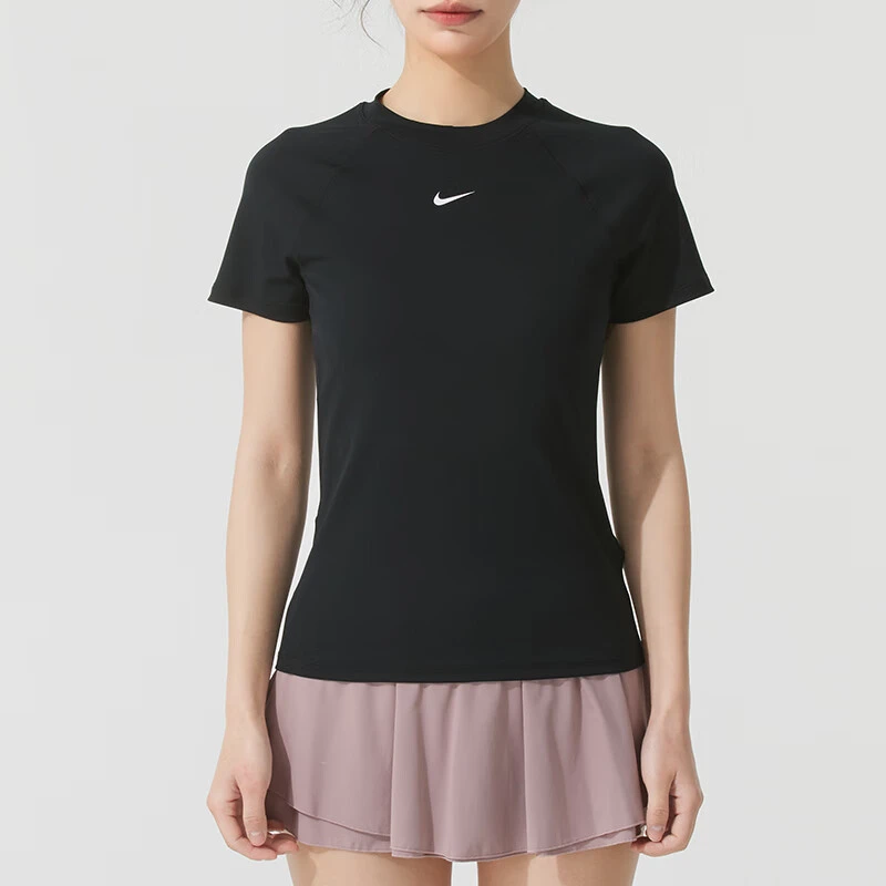 NIKE/耐克女装2025夏季新款运动服修身短袖T恤女舒适透气健身上衣