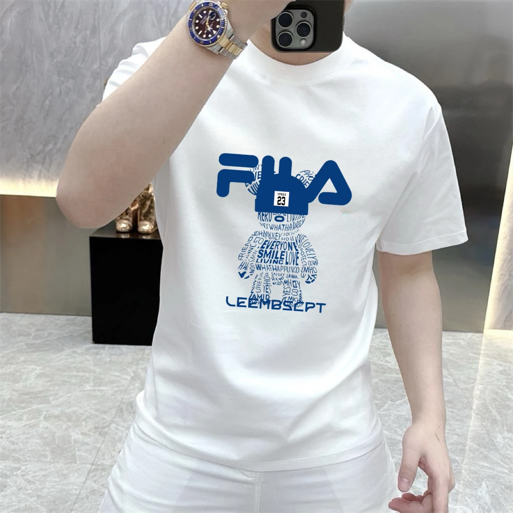 青年短袖潮牌夏季半袖修身日常T恤上衣个性韩版ins超火短袖