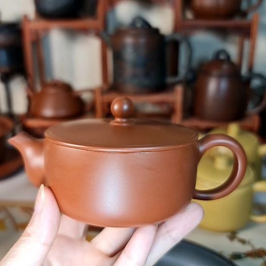 广西钦州坭兴陶茶壶茶杯