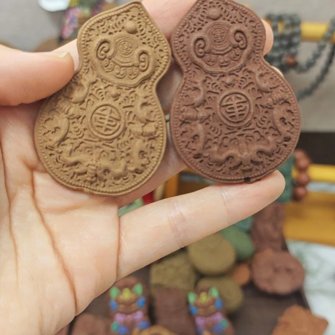 泥塑葫芦香牌两个福利