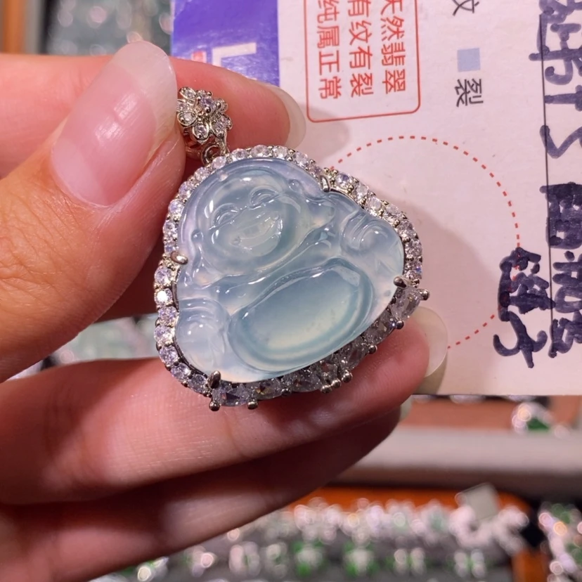 【闪购商品】翡翠未镶嵌颈饰天然