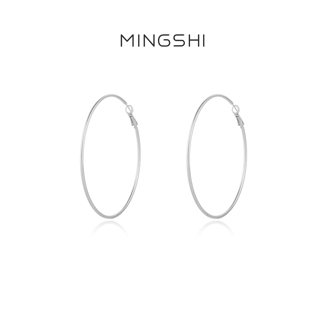 名式 铜合金耳饰 欧美时尚潮流简约设计个性大圆圈耳环QJD811